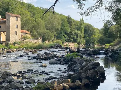 Paysage naturel près de la maison de vacances
