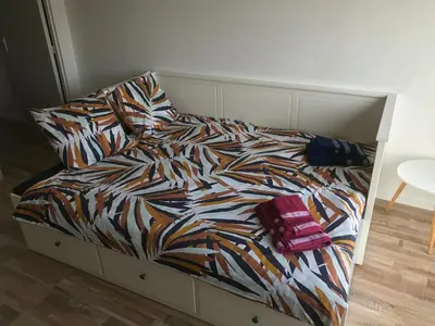 Un ou plusieurs lits dans un hébergement de l'établissement Laïa, studio type Scandinave, parking