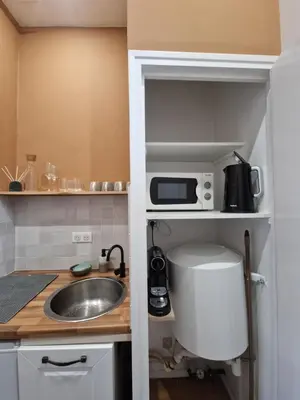 Cuisine ou kitchenette dans l'établissement A Poitevin break