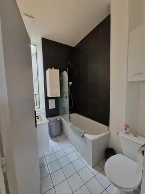 Salle de bains dans l'établissement A Poitevin break