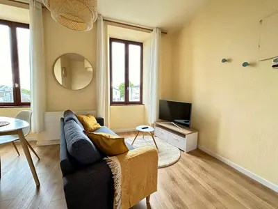 Télévision ou salle de divertissement dans l'établissement Appartement - 1 chambre - Centre-ville