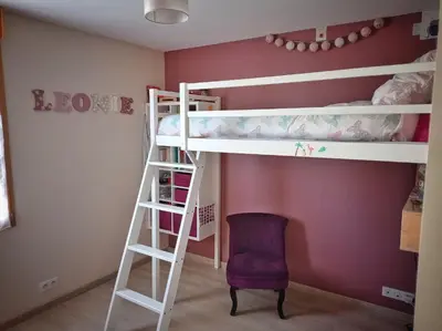 Un ou plusieurs lits superposés dans un hébergement de l'établissement Maison proche LA ROCHELLE & Ile de Ré
