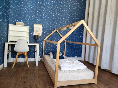 Un ou plusieurs lits dans un hébergement de l'établissement Maison de ville au calme
