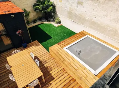 Plan de l'établissement Maison de ville au calme