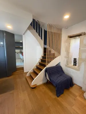 Un ou plusieurs lits dans un hébergement de l'établissement Belle maison centre ville La Rochelle