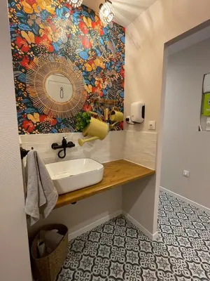 Salle de bains dans l'établissement La petite maison d a cote