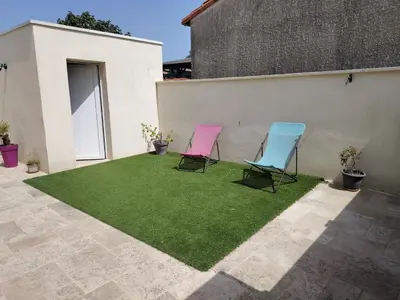 Jardin de l'établissement Maison petit havre de paix