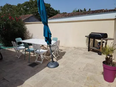 Balcon ou terrasse dans l'établissement Maison petit havre de paix