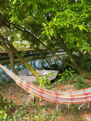 Jardin de l'établissement La villa du Moulin