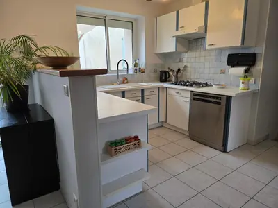 Cuisine ou kitchenette dans l'établissement Le Patio des Charentes