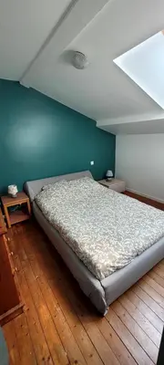 Un ou plusieurs lits dans un hébergement de l'établissement Le Duplex Charentais
