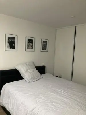 Un ou plusieurs lits dans un hébergement de l'établissement Loft centre ville à saintes