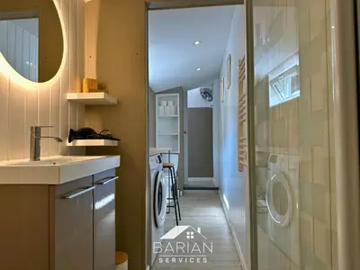 Salle de bains dans l'établissement 7min de la plage - Maison typique - Cour privative