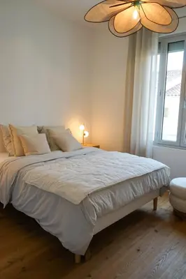 Un ou plusieurs lits dans un hébergement de l'établissement Appartement vue mer - Châtelaillon-Plage - Maison Eole