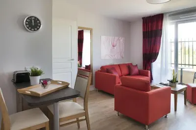 Coin salon dans l'établissement Domitys La Clef des Champs