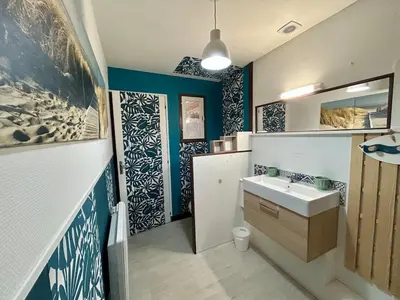 Cuisine ou kitchenette dans l'établissement Le petit nid douillet à 5mn du Futuroscope