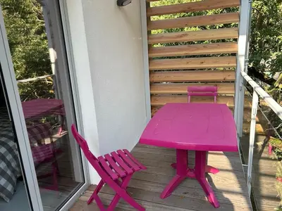 Balcon ou terrasse dans l'établissement FOURAS villa Jean Michèle Villa Neuve en front de mer