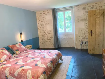 Un ou plusieurs lits dans un hébergement de l'établissement La Métairie Maison de Charme