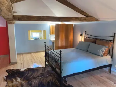 Un ou plusieurs lits dans un hébergement de l'établissement La Métairie Maison de Charme