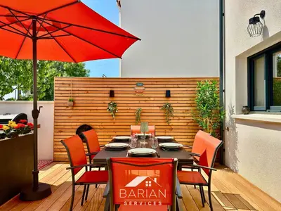 Terrasse ou espace extérieur de l'établissement La Maévague - Villa 4 étoiles - Voyage entre mer et monde