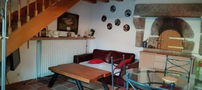 Coin salon dans l'établissement Le four à pain