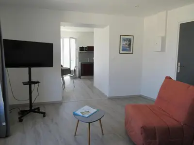 Télévision ou salle de divertissement dans l'établissement Appartement T2 emplacement idéal