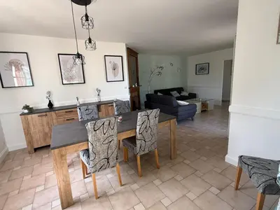 Coin salon dans l'établissement Les Murmures du Thouet