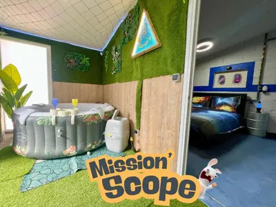 Plan de l'établissement MissionScope Maison avec Jacuzzi à 5 min du Parc