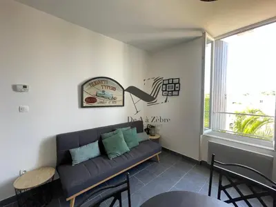 Coin salon dans l'établissement ARISTIDE 4 - Appartement idéalement située