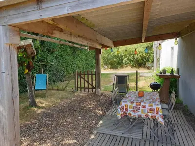 Jardin de l'établissement Petite maison proche Marais Poitevin, Puy dufou