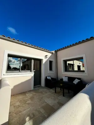 Balcon ou terrasse dans l'établissement Studio Escale Rochelaise