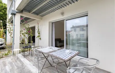 Balcon ou terrasse dans l'établissement Appartement Proche Plage