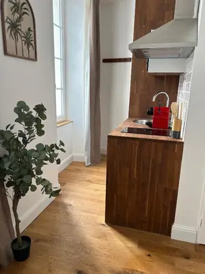 Cuisine ou kitchenette dans l'établissement Quai 44
