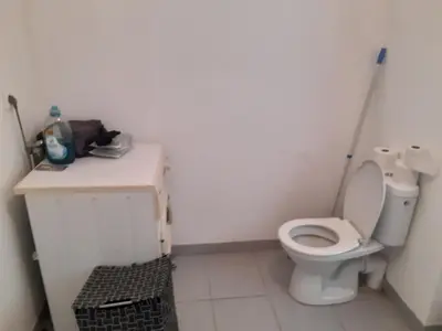 Salle de bains dans l'établissement Les vergers