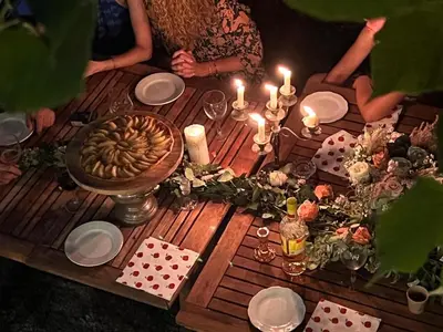 Nourriture dans la villa ou à proximité