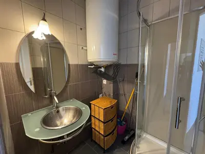 Salle de bains dans l'établissement ARISTIDE 7 - Appartement idéalement situé