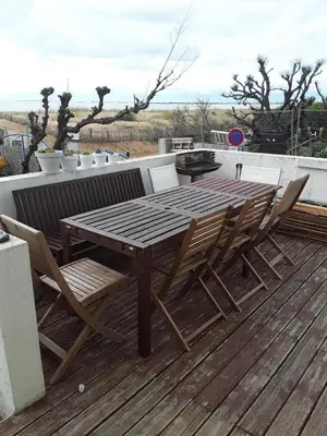 Balcon ou terrasse dans l'établissement Rève de grève