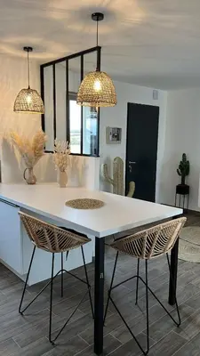 Coin salon dans l'établissement Maison neuve