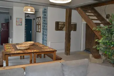 Coin salon dans l'établissement Le gîte 31 confort