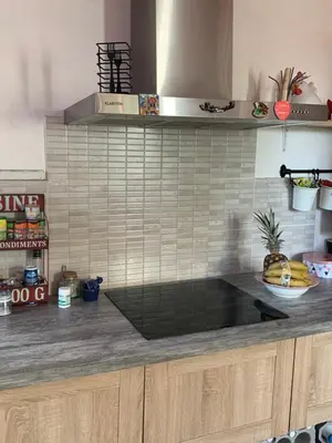 Cuisine ou kitchenette dans l'établissement Le gîte 31 premium