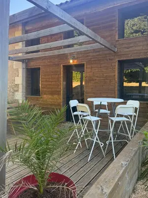 Terrasse ou espace extérieur de l'établissement Les gîtes du pied mulet