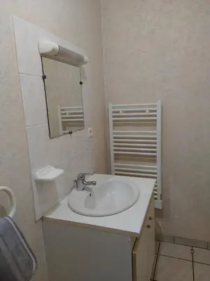 Salle de bains dans l'établissement Appartement de ville