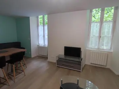 Télévision ou salle de divertissement dans l'établissement Appartement de ville