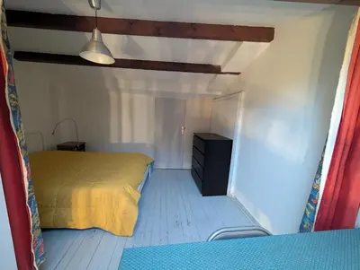 Un ou plusieurs lits dans un hébergement de l'établissement Appartement du Cordouan, lumineux, calme et central a 100m du marché