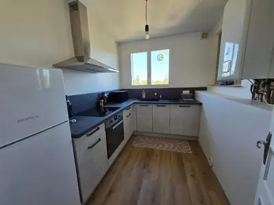 Cuisine ou kitchenette dans l'établissement L'appartement de Julien