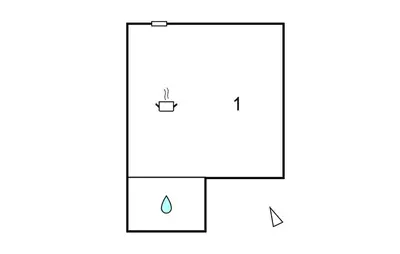 Plan de l'établissement Lovely Apartment In La Rochelle With Wifi