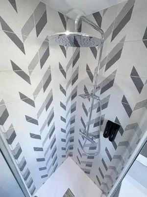 Salle de bains dans l'établissement La Bressuiraise