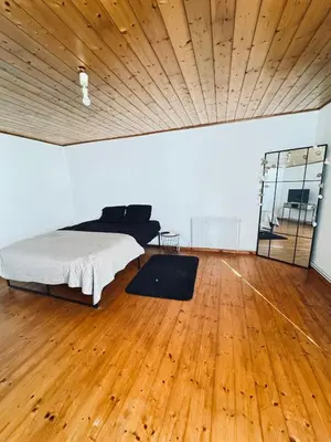 Coin salon dans l'établissement Maison cosy
