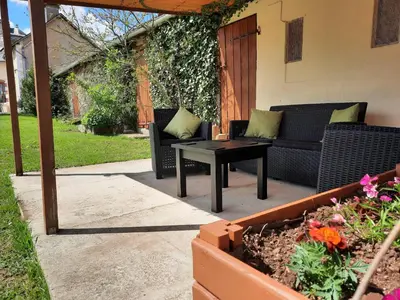 Jardin de l'établissement Les Gîtes de Fontenioux