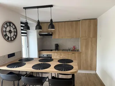 Cuisine ou kitchenette dans l'établissement Petite maison chez l habitant
